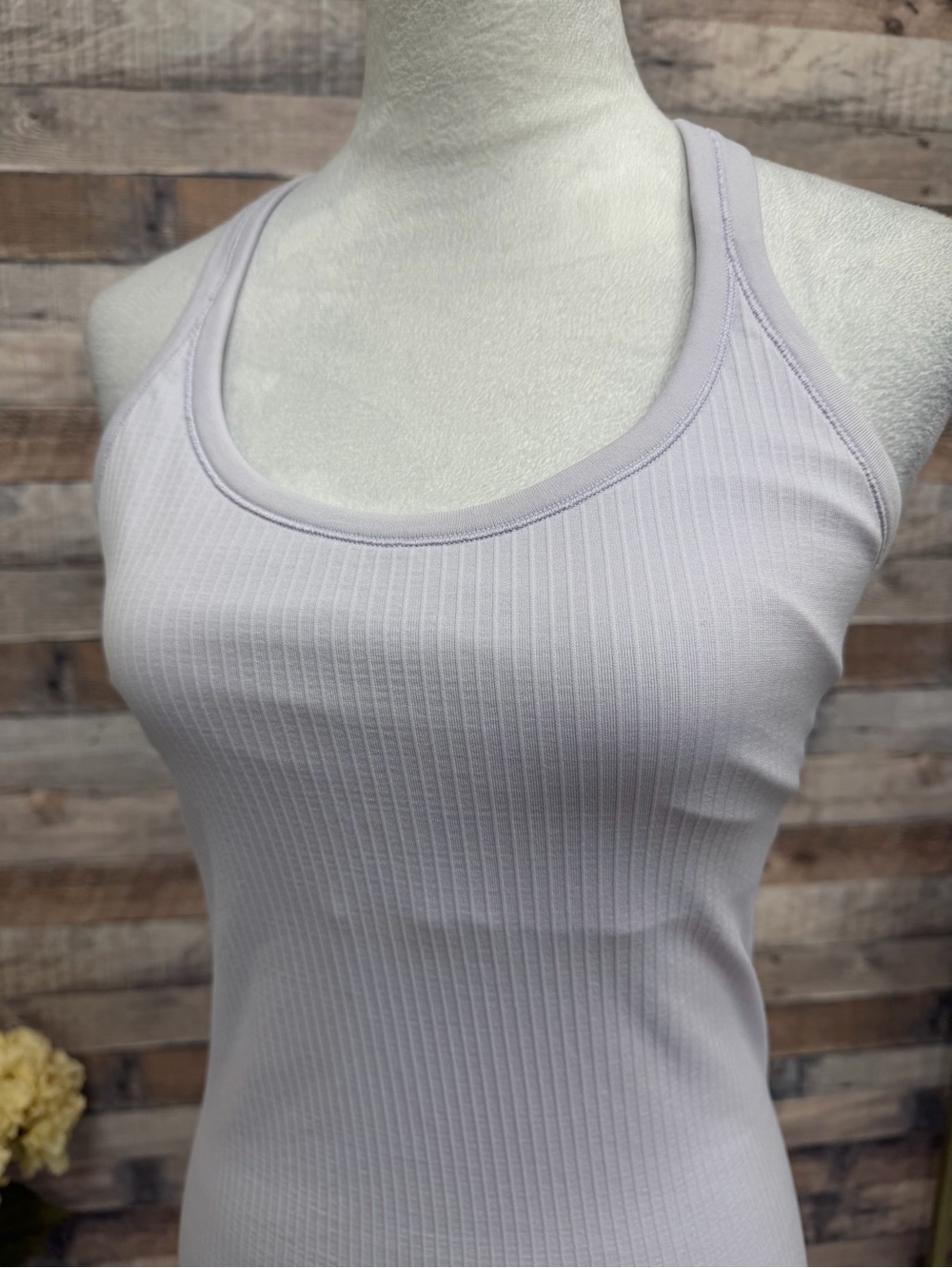 Lululemon Lilac Ribbed Racerback Tank 8 - Picture 2 of 5
